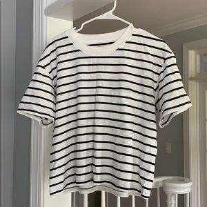 Madewell striped pocket tee size large